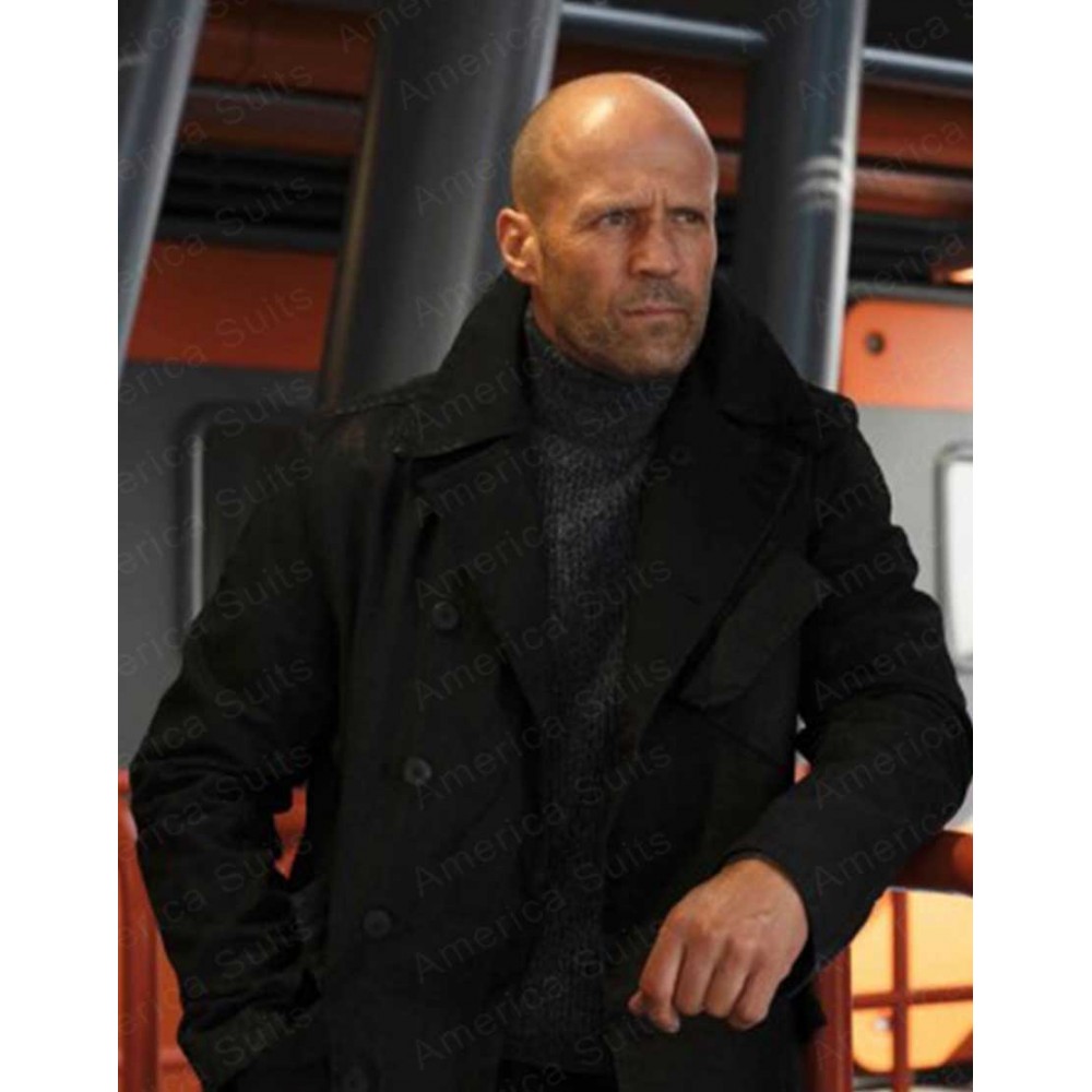 Meg 2 The Trench Jason Statham Black Coat